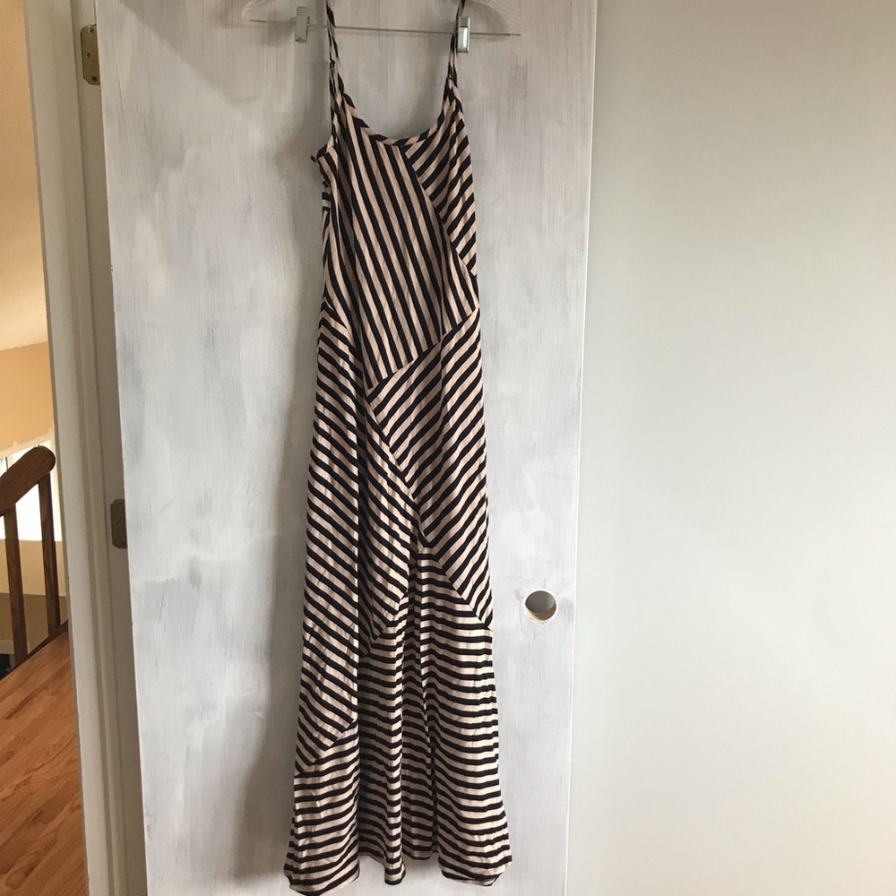 Stripe tank maxi dress, lots of stretch